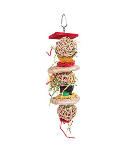 Crunch and Munch Chewable Parrot Toy